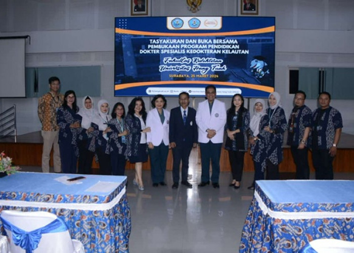 Buka Program Studi Dokter Spesialis Kelautan,  UHT Surabaya Target Jadi Pusat Unggulan Kesehatan Maritim Dunia