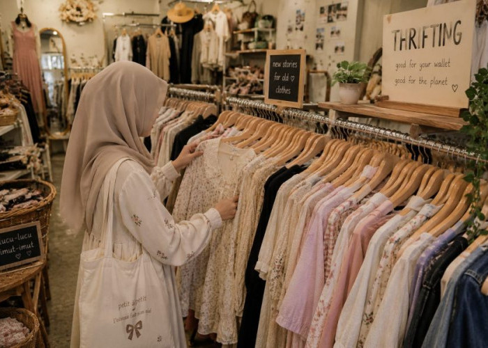 Tren Thrifting Kian Digemari Anak Muda, Bukan Sekadar Hemat tapi Juga Peduli Lingkungan
