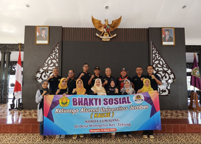 KAUJE Lumajang Salurkan 150 Paket Sembako untuk Warga Kurang Mampu 