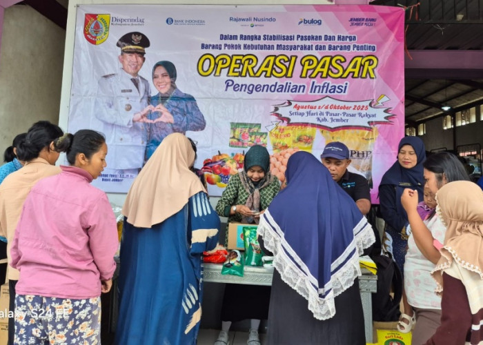Tekan Laju Inflasi, Pemkab Jember Gelar Pasar Murah di 3 Pasar