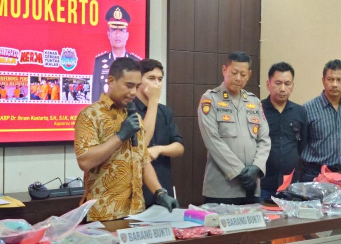 Tiga Maling Uang dan Ponsel di Mojokerto Diringkus Polisi 