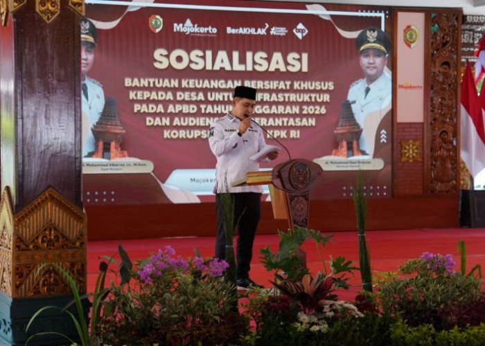 Pemkab Mojokerto Gelontorkan Rp17,83 Miliar untuk Infrastruktur 57 Desa