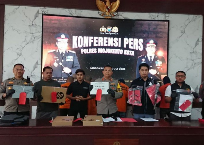 Bobol Almari Kepala Sekolah, Karyawan TK di Kota Mojokerto Curi Tiga Laptop