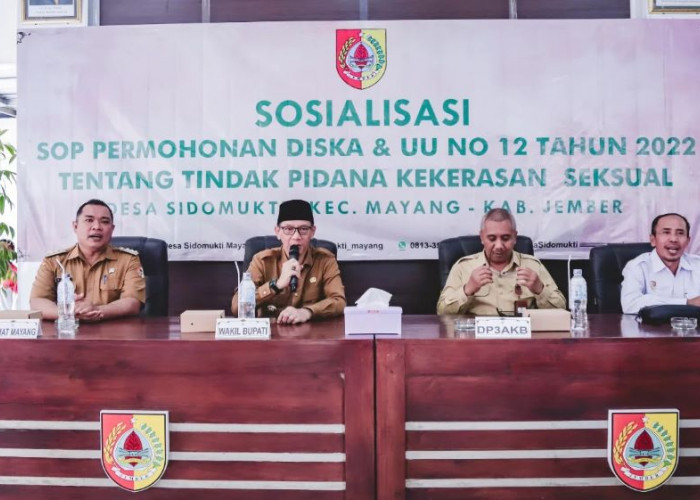 Pemkab Jember Sosialisasikan Undang-Undang Tindak Pidana Kekerasan Seksual.