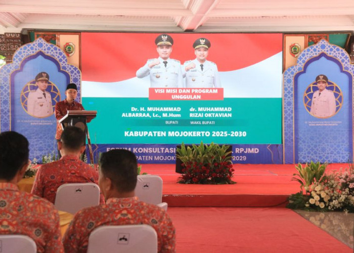 Selaraskan Pembangunan, Bupati Mojokerto Gelar Forum Komunikasi RPJMD