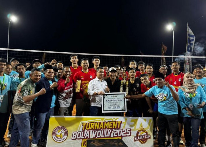 Ajang Mencari Atlet Lokal, Turnamen Bola Voli Klagen Cup III Resmi Ditutup