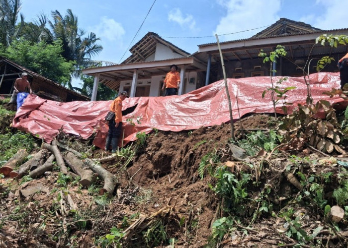 BPBD Jember Turunkan Tim Atasi Longsor di Desa Klungkung, Sukorambi 