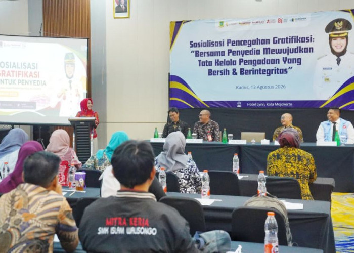 Cegah Gratifikasi Pengadaan, 83 Penyedia Barang dan Jasa di Mojokerto Diingatkan Soal Integritas