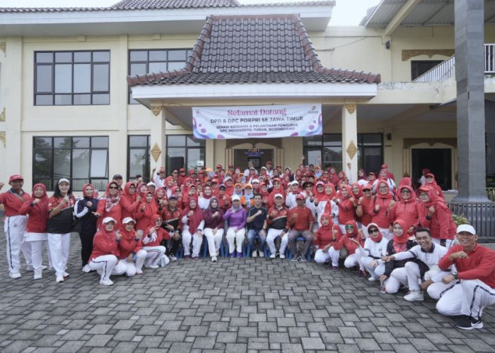 Kota Mojokerto Jadi Tuan Rumah Gebyar Senam DPC PORPI se-Jawa Timur