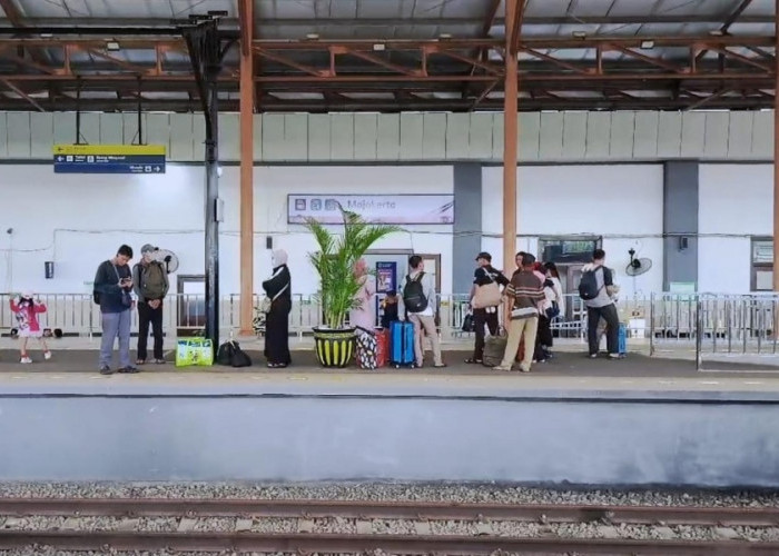 Akhir Pekan, Sebanyak 1.586 Penumpang Gunakan Stasiun Mojokerto