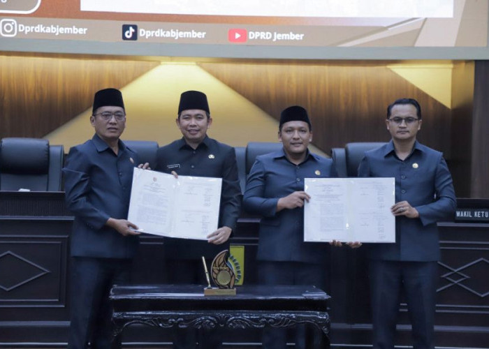 Dok ! Raperda APBD Jember disetujui Menjadi Perda APBD 2026