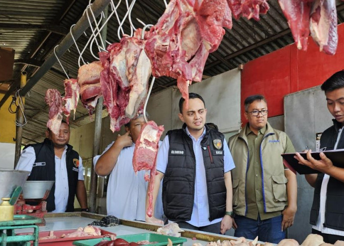 Dua Pekan Jelang Lebaran, Satgas Pangan di Mojokerto Kembali Sidak Pasar 