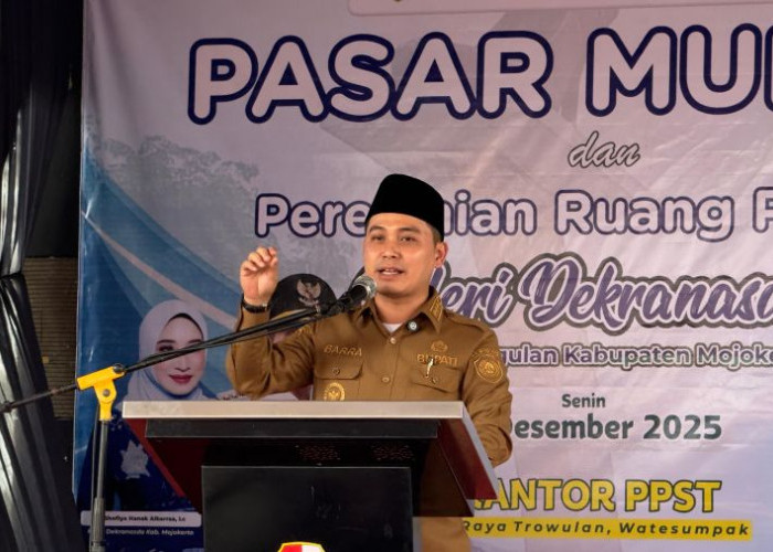 Kendalikan Inflasi, Disperindag Kabupaten Mojokerto Gelar Pasar Murah