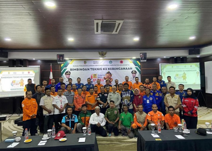 BPBD Mojokerto Gelar Bimtek K3 Kebencanaan untuk Relawan