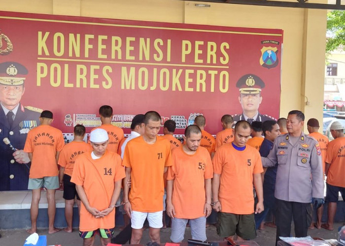 Empat Pencuri Billet Aluminium di Mojokerto Senilai Rp 105 Juta Diringkus Polisi