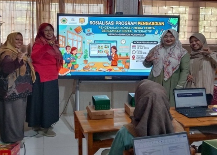 UNIM Beri Penguatan Kompetensi Guru SDN Modongan Melalui Literasi Teknologi Digital