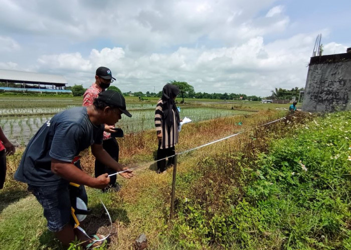 Lahan Bakal Pusat Pemerintah Kabupaten Mojokerto Mulai Diukur