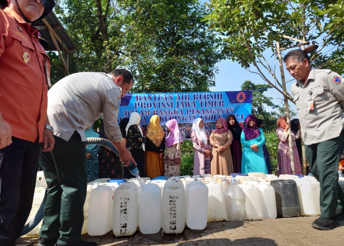 Bantuan Air Bersih untuk Empat Desa Terdampak Kekeringan di Mojokerto Berakhir