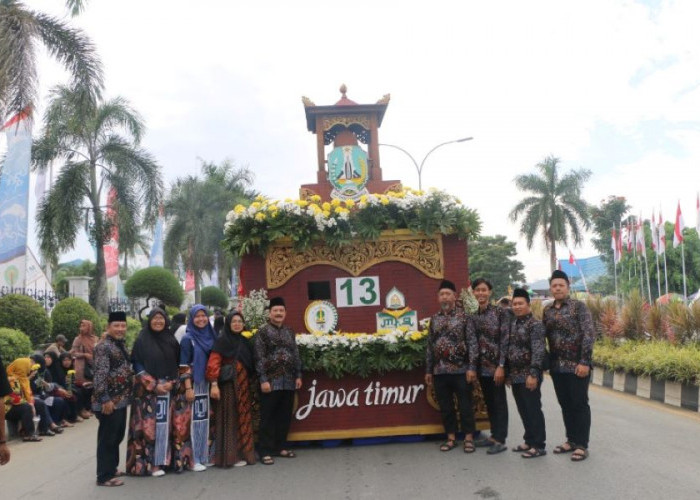 Pawai Taaruf MTQ, Tim Kafilah Jatim Angkat Tema ''Langgar Majapahit''