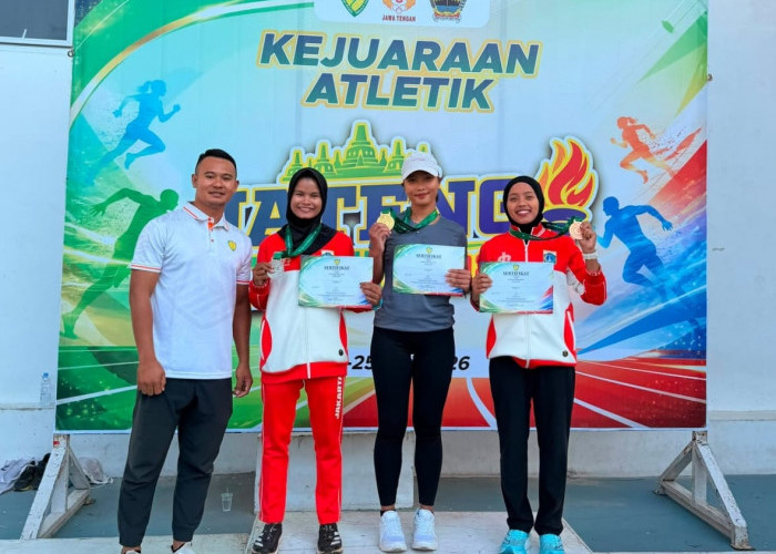 Srikandi Kodaeral IX Raih Medali Emas di Kejurnas Atletik Jateng Open 2026