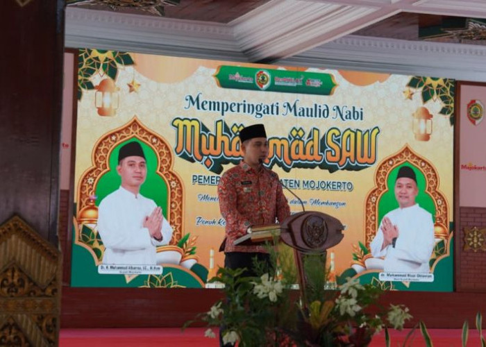 Maulid Nabi di Pemkab Mojokerto, Gus Barra Ingatkan ASN, Jabatan Bukan Sekadar Amanah Administrasi