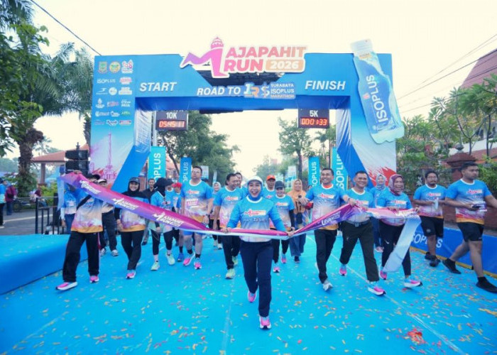 Ribuan Langkah Warnai Pagi Kota Mojokerto, Majapahit Run 2026 Jadi Pesta Sehat Lintas Generasi