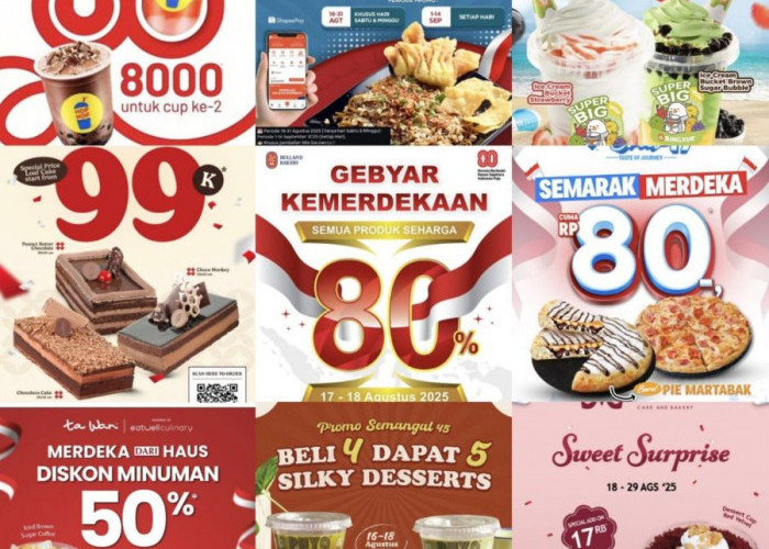 Diskon Merdeka! Deretan Promo Kuliner Serbu Media Sosial