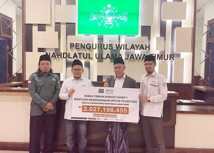 Donasi Palestina Melalui PWNU Jatim Capai 2,6 Miliar