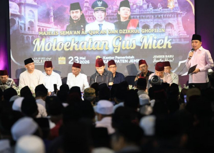 Ribuan Jamaah Padati Pendapa Jember, Majelis Moloekatan Gus Miek Kembali Digelar