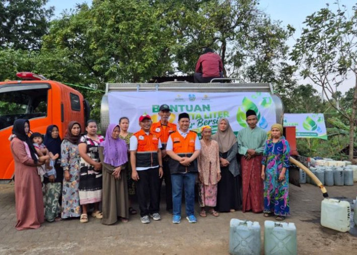 Baznas Salurkan 1,2 Juta Liter Air Bersih, Warga Kunjorowesi Mojokerto yang Alami Kekeringan