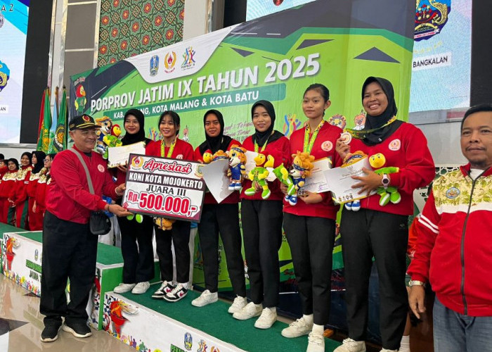 Kota Mojokerto Catatkan Prestasi Masuk 10 Besar Porprov IX Jawa Timur 2025