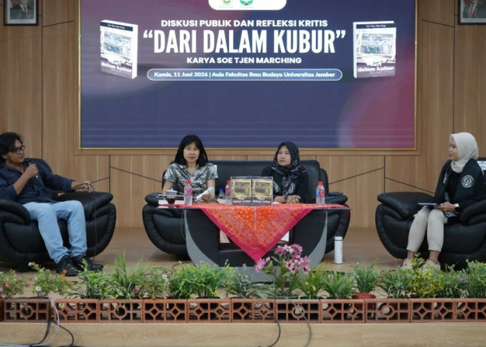 Soe Tjen Marching di FIB Unej,  Ketika Sastra Menjadi Suara Mereka yang Terlupakan