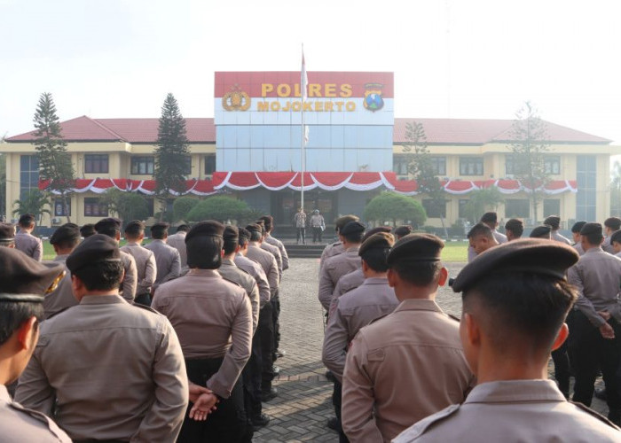 Polres Mojokerto Tambah 5 Peleton untuk Tangani Situasi Kamtibmas