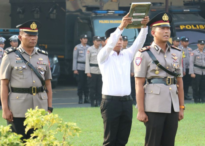 Tongkat Komando Satlantas Polres Mojokerto Kota Berganti