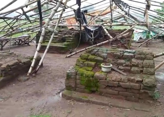 Cungkup Pelindung Situs Gemekan Mojokerto Roboh, Warga Soroti Minimnya Perhatian Pemerintah