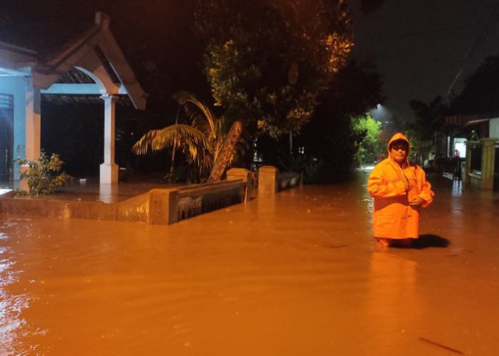 Hujan Deras Picu Banjir Luapan Anak Sungai Sadar di Mojokerto, Puluhan Rumah Terdampak
