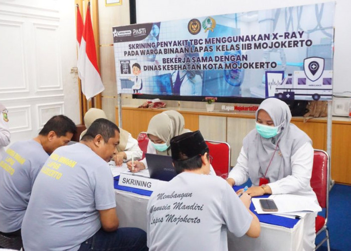 Lingkungan Padat Rentan TBC, Lapas Mojokerto Gencar Skrining dengan X-Ray