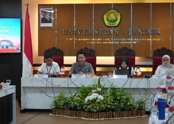 Empat Tahun Beruntun Raih Nilai Maturity Rating Tertinggi, Unej Jadi Jujukan Unpatti Belajar Tata Kelola BLU