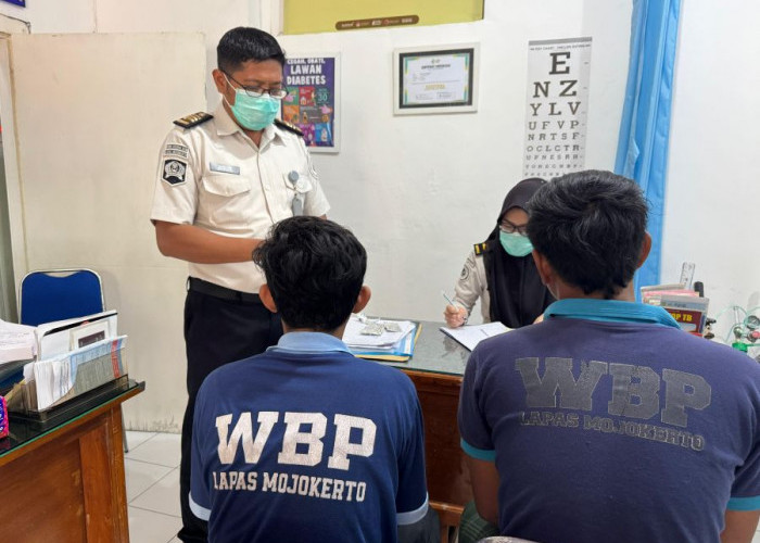 Usai Skrining X-Ray, Lapas Mojokerto Berikan Terapi Pencegahan TBC bagi Warga Binaan