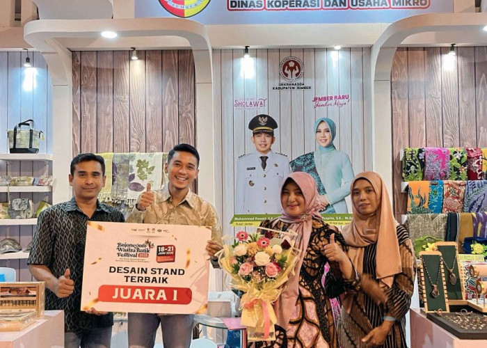 Pemkab Jember Sabet Juara 1 Desain Stand Terbaik di Bojonegoro Wastra Batik Festival 2025