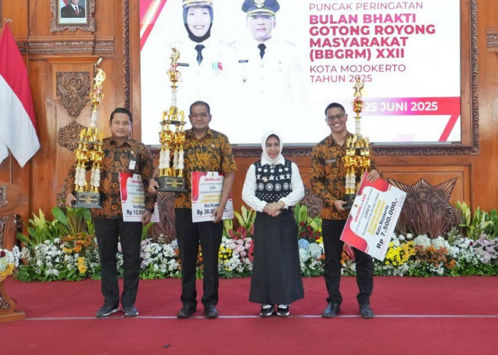 Pulorejo, Wates dan Sentanan Dinobatkan Sebagai Kelurahan Pelaksana Gotong Royong Terbaik