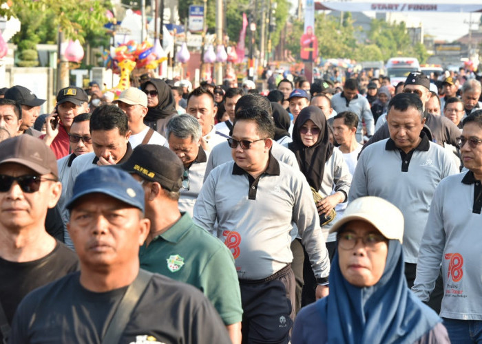 Peringati HUT Ke-78 Provinsi Jatim, Bakorwil Madiun Gelar Jalan Sehat