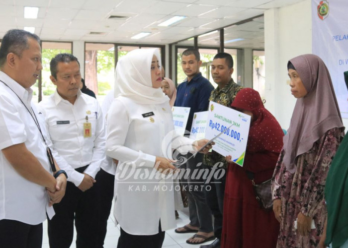 Pemkab Mojokerto Gelontorkan Rp 392 Juta untuk Santunan Program JKM-JKK