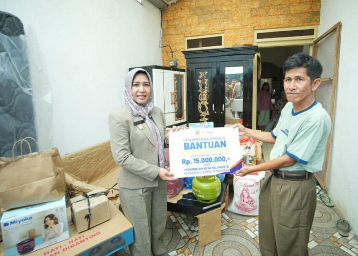 Keluarga Korban Kebakaran di Wates Kota Mojokerto Mulai Bangkit Berkat Uluran Tangan Banyak Pihak