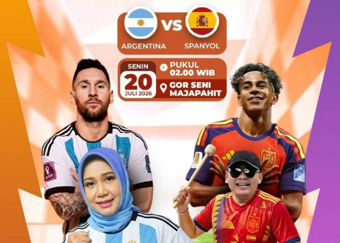 Pemkot Mojokerto Gelar Nobar Final Piala Dunia 2026, Warga Diajak Saksikan Duel Argentina vs Spanyol