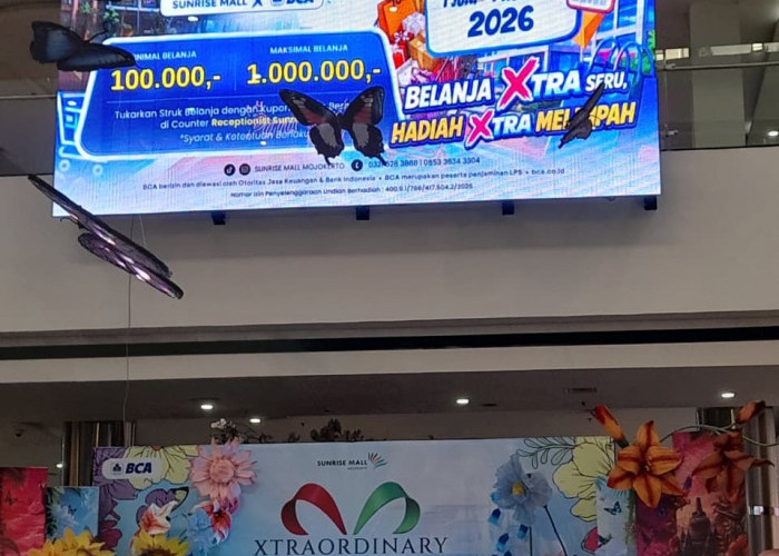 10 Tahun Sunrise Mall, Tempat Belanja hingga Ruang Berkumpul Warga Mojokerto