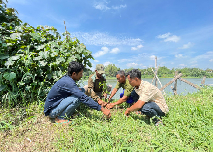 Aksi Peduli Sungai Brantas, Komunitas Sekarmuyo Jombang Tanam Pohon dan Awasi Kualitas Air