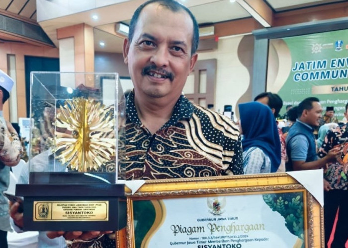 Terima Penghargaan Jatim Environment Community Award, Sisyantoko : Ini untuk Mojokerto