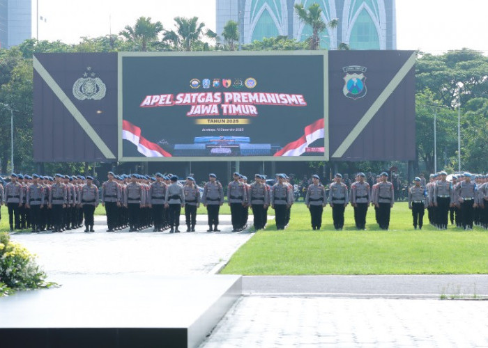 Sikat Segala Bentuk Premanisme Jelang Nataru, Polda Jatim Luncurkan Satgas Premanisme