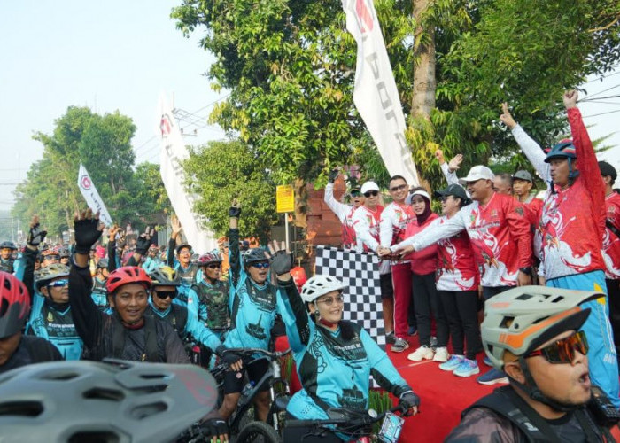 Goweser dari Berbagai Daerah Serbu Kota Mojokerto, Kayuh 32 Kilometer Rayakan Hari Jadi ke-108